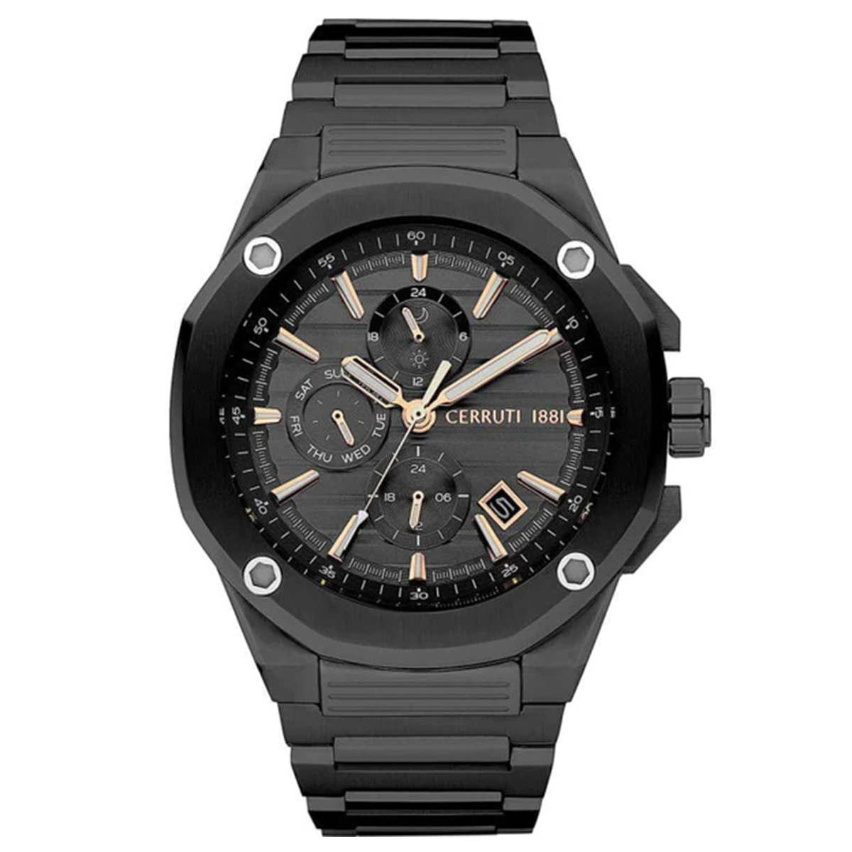 MONTRE CERRUTI HOMME M.FONCTION ACIER